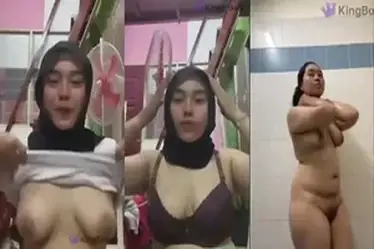 Ukhti Ainul Hijab Saat Bersantai Di Kamar